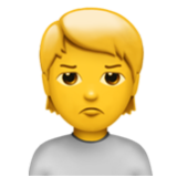 Apple(iPhone) Person Pouting Emoji