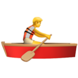 Apple(iPhone) Person Rowing Boat Emoji