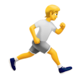 Apple(iPhone) Person Running Facing Right Emoji