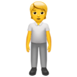 Apple(iPhone) Person Standing Emoji