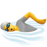 Apple(iPhone) Person Swimming Emoji