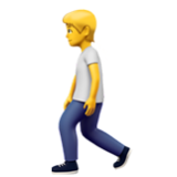 Apple(iPhone) Person Walking Emoji