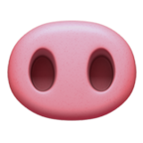 Apple(iPhone) Pig Nose Emoji