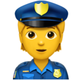 Apple(iPhone) Police Officer Emoji