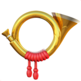 Apple(iPhone) Postal Horn Emoji