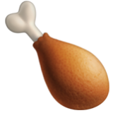 Apple(iPhone) Poultry Leg Emoji