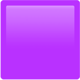 Apple(iPhone) Purple Square Emoji