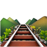 Apple(iPhone) Railway Track Emoji