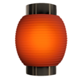 Apple(iPhone) Red Paper Lantern Emoji