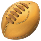 Apple(iPhone) Rugby Football Emoji