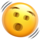 Apple(iPhone) Shaking Face Emoji