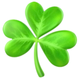 Apple(iPhone) Shamrock Emoji