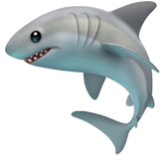 Apple(iPhone) Shark Emoji