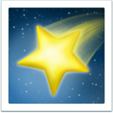 Apple(iPhone) Shooting Star Emoji