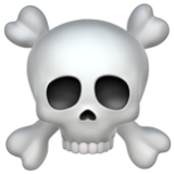 Apple(iPhone) Skull And Crossbones Emoji