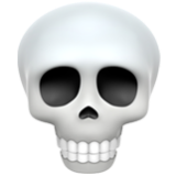 Apple(iPhone) Skull Emoji