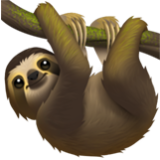 Apple(iPhone) Sloth Emoji