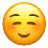 Apple(iPhone) Smiling Face Emoji