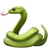 Apple(iPhone) Snake Emoji