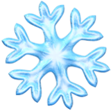 Apple(iPhone) Snowflake Emoji