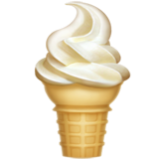 Apple(iPhone) Soft Ice Cream Emoji