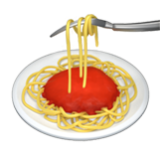 Apple(iPhone) Spaghetti Emoji