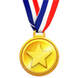 Apple(iPhone) Sports Medal Emoji