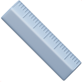 Apple(iPhone) Straight Ruler Emoji