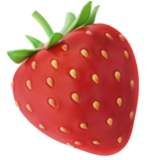 Apple(iPhone) Strawberry Emoji