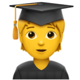 Apple(iPhone) Student Emoji