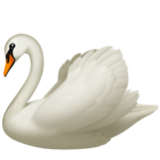 Apple(iPhone) Swan Emoji