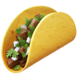 Apple(iPhone) Taco Emoji