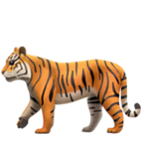 Apple(iPhone) Tiger Emoji