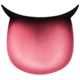 Apple(iPhone) Tongue Emoji