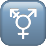 Apple(iPhone) Transgender Symbol Emoji