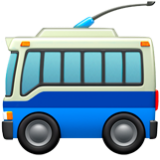 Apple(iPhone) Trolleybus Emoji