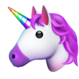 Apple(iPhone) Unicorn Emoji