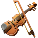 Apple(iPhone) Violin Emoji