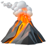 Apple(iPhone) Volcano Emoji