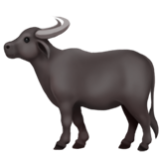 Apple(iPhone) Water Buffalo Emoji