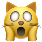 Apple(iPhone) Weary Cat Emoji