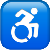 Apple(iPhone) Wheelchair Symbol Emoji