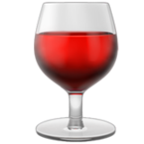 Apple(iPhone) Wine Glass Emoji