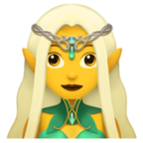 Apple(iPhone) Woman Elf Emoji