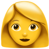 Apple(iPhone) Woman Emoji