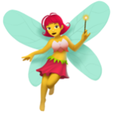 Apple(iPhone) Woman Fairy Emoji