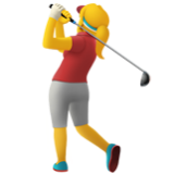 Apple(iPhone) Woman Golfing Emoji