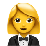 Apple(iPhone) Woman In Tuxedo Emoji