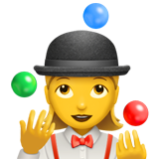 Apple(iPhone) Woman Juggling Emoji