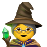 Apple(iPhone) Woman Mage Emoji